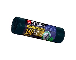 Мешки для мусора 160 л, двухслойные, синие, в рулоне 10 шт., ПВД, 30 мкм, 1100х800 мм, GRIFON SUPER POWER , 101-092 в Новомосковске