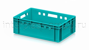 Ящик для мяса и колбасных изделий Е-2 бирюзовый в Новомосковске