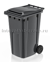 Контейнер для мусора 240 л серый облегченный 240 серый в Новомосковске Контейнер для мусора 240 л серый облегченный 240 серый в Новомосковске