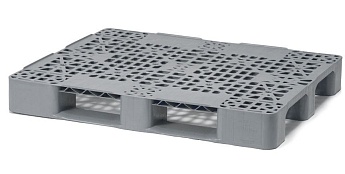 Поддон пластиковый перфорированный на трех полозьях в Новомосковске