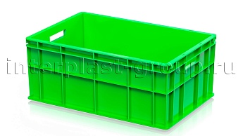 Ящик для молока, мяса, овощей и фруктов сплошной светло-зеленый в Новомосковске Ящик для молока, мяса, овощей и фруктов сплошной светло-зеленый в Новомосковске