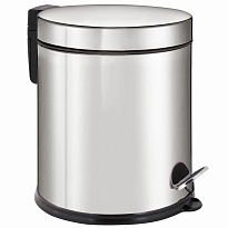 Ведро-контейнер для мусора урна с педалью LAIMA Classic Plus, 5 л, зеркальное в Новомосковске Ведро-контейнер для мусора урна с педалью LAIMA Classic Plus, 5 л, зеркальное в Новомосковске
