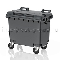 Контейнер для мусора 660 л серый 660 серый в Новомосковске Контейнер для мусора 660 л серый 660 серый в Новомосковске