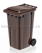 Контейнер для мусора 240 л коричневый облегченный 240 зеленый в Новомосковске Контейнер для мусора 240 л коричневый облегченный 240 зеленый в Новомосковске