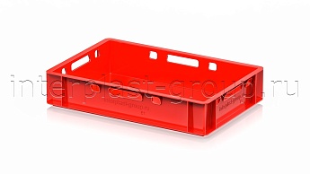 Ящик для мяса и колбасных изделий Е-1 красный в Новомосковске