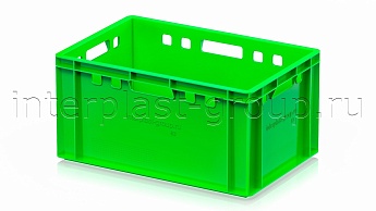 Ящик для мяса и колбасных изделий Е-3 светло-зеленый в Новомосковске Ящик для мяса и колбасных изделий Е-3 светло-зеленый в Новомосковске