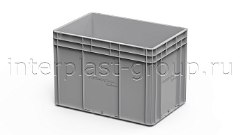 Евроконтейнер закрытые ручки/сплошное дно в Новомосковске Евроконтейнер закрытые ручки/сплошное дно в Новомосковске