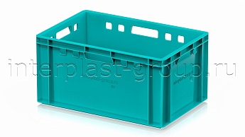 Ящик для мяса и колбасных изделий Е-3 бирюзовый в Новомосковске