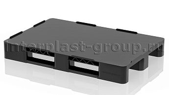 Поддон пластиковый сплошной на двух полозьях в Новомосковске