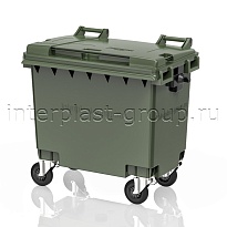 Контейнер для мусора 660 л зеленый 660 зеленый в Новомосковске Контейнер для мусора 660 л зеленый 660 зеленый в Новомосковске