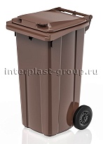 Мусорный контейнер 120 л коричневый 120 коричневый в Новомосковске Мусорный контейнер 120 л коричневый 120 коричневый в Новомосковске