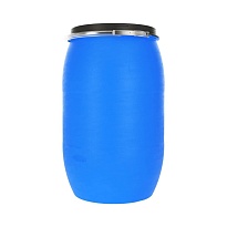 Бочка пластиковая 127 л с хомутом в Новомосковске