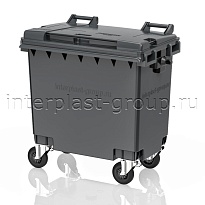 Мусорный контейнер 770 л серый 770 серый в Новомосковске Мусорный контейнер 770 л серый 770 серый в Новомосковске