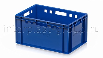 Ящик для мяса и колбасных изделий Е-3 синий в Новомосковске