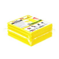 Мешки для мусора 160 л, желтые, в пачке 10 шт., ПВД, 40 мкм, 900х1100 мм, i-Bag в Новомосковске