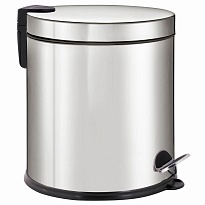 Ведро-контейнер для мусора урна с педалью LAIMA Classic Plus, 20 л, зеркальное в Новомосковске