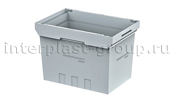 Вкладываемый контейнер KV 6442 серый в Новомосковске Вкладываемый контейнер KV 6442 серый в Новомосковске