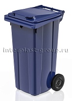 Мусорный контейнер 120 л синий 120 синий в Новомосковске