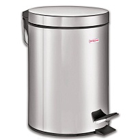 Ведро-контейнер для мусора (урна) с педалью LAIMA Classic, 20 л, зеркальное, нержавеющая сталь, со съемным внутренним ведром в Новомосковске