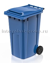 Контейнер для мусора 240 л голубой облегченный 240 голубой в Новомосковске