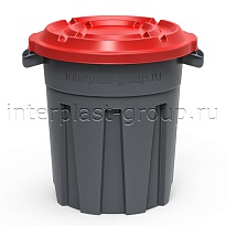 Мусорный бак универсальный 60 л серый 60 серый в Новомосковске