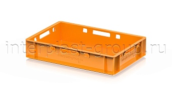 Ящик для мяса и колбасных изделий Е-1 оранжевый в Новомосковске