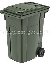 Мусорный контейнер 360 л зеленый 360 зеленый в Новомосковске