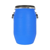 Бочка пластиковая 65 л с хомутом в Новомосковске Бочка пластиковая 65 л с хомутом в Новомосковске